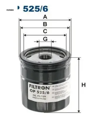 Yağ filtresi vw transporter t5-multıvan v 2.0 09 > fıltron 03l115561 resmi