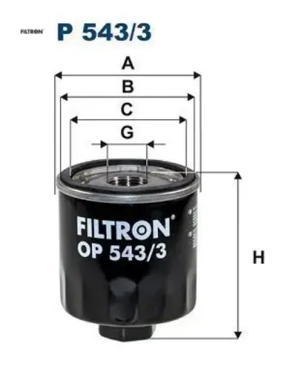 Yag fıltresı transıt v363 17 4 4 105ps 130ps 170ps 2.0 ecoblue fıltron gk3q6714aa/ 2027438 resmi
