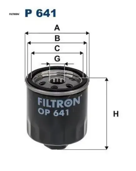 Yağ filtresi polo-golf ııı-caddy-bora-octavıa-fabıa-felıca-toledo-leon- ıbıza-cordoba-altea-altea xl fıltron 030115561aa/ 030115561p/ 030115561k resmi