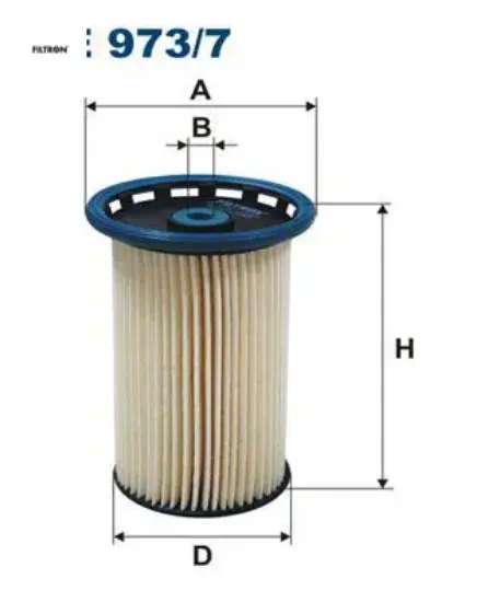 Yakıt filtresi passat 05 sharan 10 tıguan 07 q3 11 alhambra 11 2.0 tdi fıltron 7n0127177/ 7n0127177b resmi