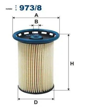 Yakıt filtresi touareg 3.0 v6 tdı-4.2 v8 tdı 10 fıltron 7p6127177/ 7p6127177a resmi