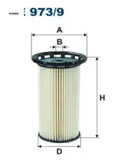 Mazot filtresi golf vıı 13 passat 14 tıguan 14 caddy ııı 11 a3 12 toledo le fıltron 5q0127177/ 5q0127177b resmi