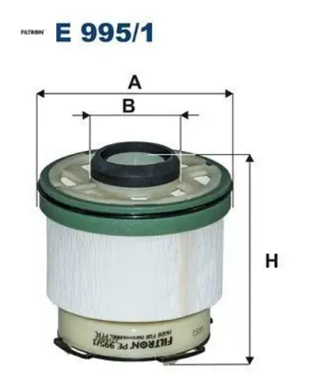 Yakıt filtresi ranger 2.2tdcı 11 fıltron ab399176ac/ 1725552 resmi