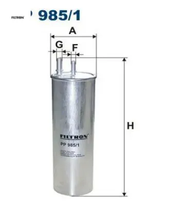 Yakıt filtresi t5 2.5tdi 03-09 fıltron 7h0127401d resmi