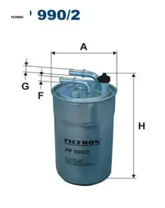 Yakıt filtresi corsa d 1.3 cdtı- 1.7 cdtı 06 fıltron 93196533/ 08130700 resmi