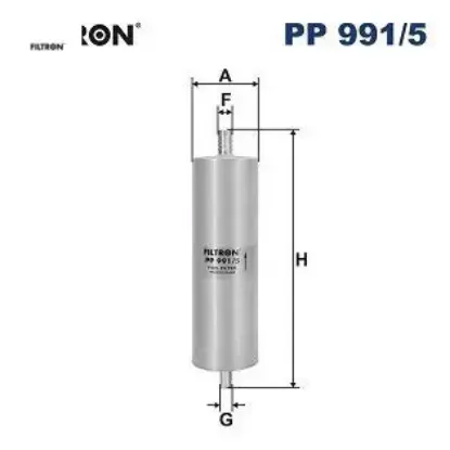 Yakıt filtresi a6 4g2-4g5 -a6 allroad ııı 4gh -a7 4ga-gf fıltron 4g0127401 resmi