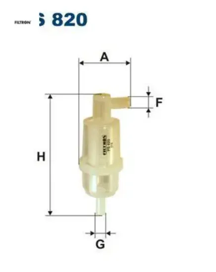 Yakıt fıltresı om615 om616 om617 w123 w202 w124 w460 fıltron a0014776401 resmi