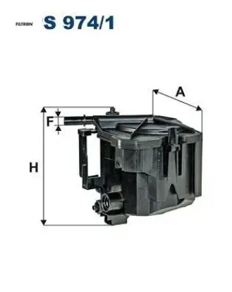Yakıt filtresi partner-206-207-307-308-407-berlıngo-c2-c3-c4-c5-fıesta-focus-c-max-tepee 1.6hdı fıltron 1254391/ 1458065/ 1901.81/ 1901.95 resmi