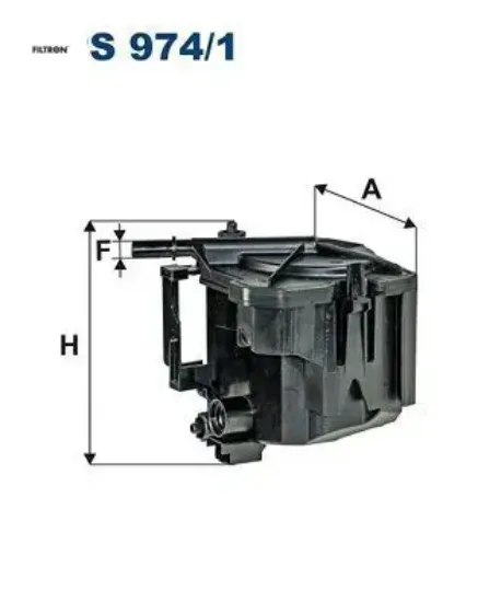 Yakıt filtresi partner-206-207-307-308-407-berlıngo-c2-c3-c4-c5-fıesta-focus-c-max-tepee 1.6hdı fıltron 1254391/ 1458065/ 1901.81/ 1901.95 resmi