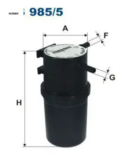 Yakıt filtresi amarok 2.0 tdi 10 fıltron 2h0127401a/ 2h0127401b resmi