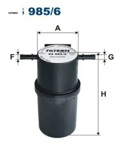 Yakıt filtresi crafter 30-35 / 30-50 2.0 tdı 2011 fıltron 2h0127401 resmi