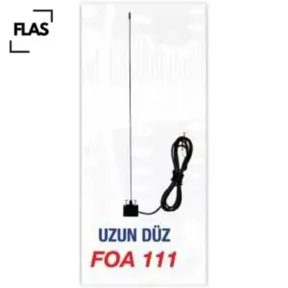 Oluk anteni uzun düz üniversal flas  resmi