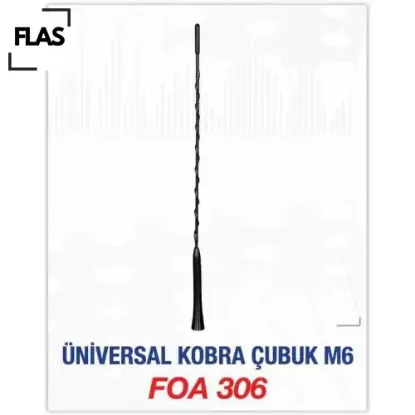 Tavan anten çubuğu kobra m5 üniversal reno- flas  resmi