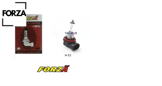 Halogen ampül h - 11 12v.55w 30 fazla forza  resmi