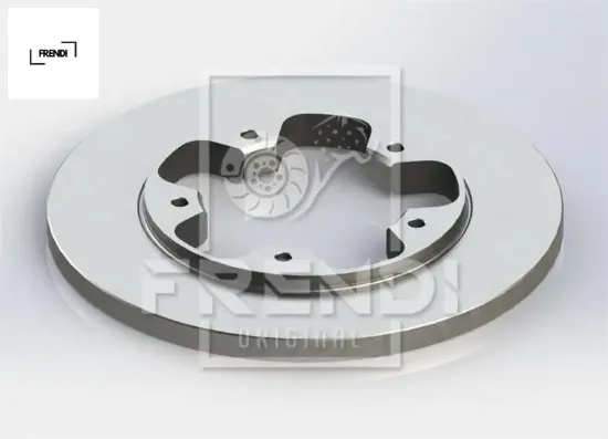 Arka fren dıskı transıt v363 14> tek teker a.ceker duz 308mm 5 bıjon frendı bk312a315ab/ kk312a315aa/ 1815599 resmi