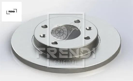 Ön fren aynası peugeot p206 98>12 p306 93>01 cıtroen xsara 97>05 abs siz 247x13x4dl dolu soğutmasız frendı 4246.R8/ 4246.R9/ 4249.A5 resmi