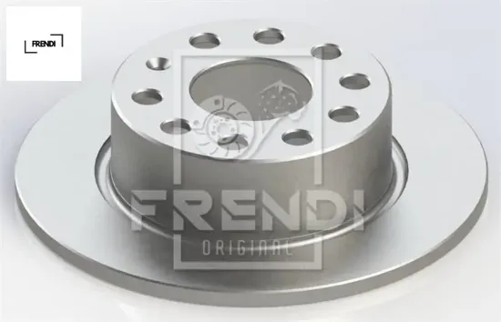 Fren diski arka skoda octavıa ııı 12>20 253x10x61.4 frendı 5q0615601c resmi