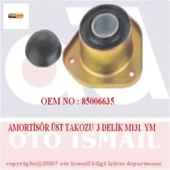 Amortisör takozu 3 delik m131 dkş ym gb kaucuk 85006635 resmi