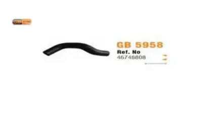5958 radyatör alt hortumu punto /ıdea gb kaucuk 46748808 resmi