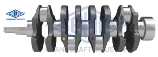 Krank mili accent era 1.6l g4ed benzinli 06-10 / cerato 04- genmot 2311126100/ 1 resmi