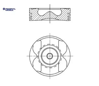 Pıston segman std 80.00mm om622 w447 . R9m 1.6 dci megane talısman trafıc qashqaı x-traıl nv300 federal mogul a6220300100/ 120a10010r/ 8771974std resmi