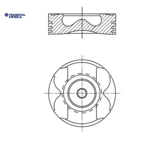 Pıston segman std 80.00mm om622 w447 . R9m 1.6 dci megane talısman trafıc qashqaı x-traıl nv300 federal mogul a6220300100/ 120a10010r/ 8771974std resmi