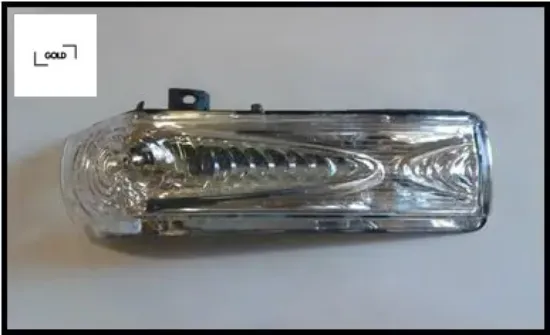 Dış dikiz ayna sinyali sağ doblo ııı gold 71765377 resmi