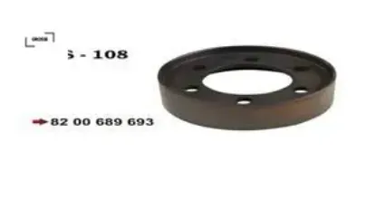 Devirdaim kasnağı r11txe-r21tse-exp-kng f8q-f2n-f8m grosse 8200689693/ 7700735311/ 7700720380 resmi