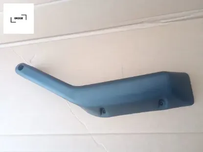 Kapı kolçağı ön sağ eğri siyah m.131 dkş 88 m grosse 85009812 resmi