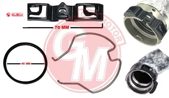 Turbo hortum tamir takımı ince taraf üniversal gua 144609016r/ 144609034r/ 144608957r resmi