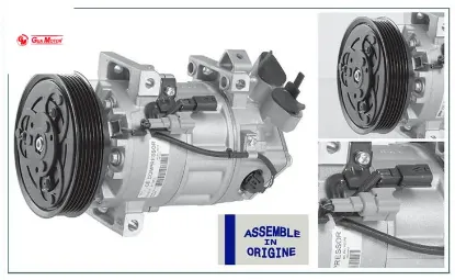 Klima kompresörü sıfır ürün megane ııı talisman captur kadjar ı 12> clıo ıv 13> 1.5 dci k9 k-nissan gua 926002352r/ 926004990r/ 926008468r resmi