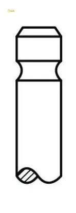 Subap emme egzoz aurıs 1.6i 1zrfe -yarıs 1.8 2zrfe 16v ın-8/ex-8 güneş 1371137020/ 1371537030 resmi