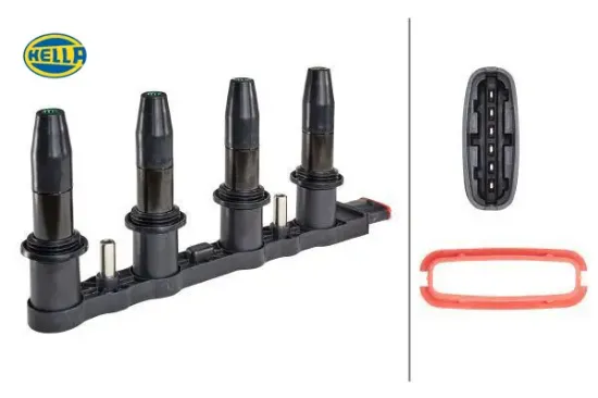 Ateşleme bobini z16xep astra h 1.6-1.8 04 corsa d 1.6t 97 merıva 1.6-1.8-1.6t 05 vectrac 1.6-1.8 06 hella 1208021/ 1208120/ 10458316/ 95517924 resmi