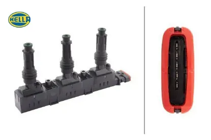Ateşleme bobini corsa c-agıla 1.0 00 > corsa b 1.0i 12v 96-00 z10xe-x10xe hella 1208306/ 90532618/ 90543059 resmi