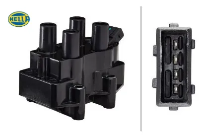 Ateşleme bobini astra f 2.0 16v 95-98 -vectra a 2.0 16v 94-95 -vectra b 1.8 16v 95-00 x18xe hella 1208071/ 90458250 resmi