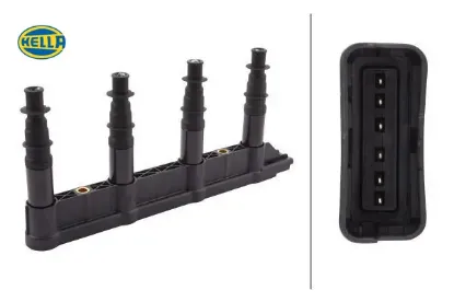 Ateşleme bobini c2 1.4 16v 06 c3 1.4 03 c4 1.4 16v 03 11 207 1.4 06-13 206 1.4 307 1.4 9651710680 hella 1104091/ 5970.85/ 597085/ 9651710680 resmi