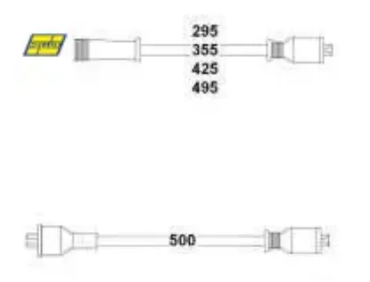 Buji bobin kablosu em m131 dkş 1.6 8v 71-92 eski motor hellux 85007441 resmi