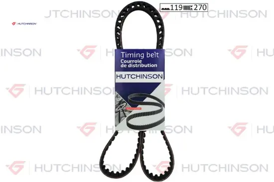 Triger kayışı 119x270 clıo ıv 12 kangoo ııı 08 dokker 12 logan ıı 12 lodgy 12 sandero ıı 12 1.5 dci hutchınson 130286028r/ 6079930497 resmi