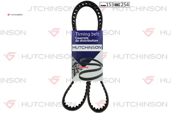 Triger kayışı 153x254 arena 1.9d 8v 98-01 megan trafıc 1.9d 8v 95-01 5485 hutchınson 7700101840/ 7700875439 resmi