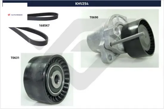 Kanallı kayıs setı kutuklu vıto om622 w447 . R9m 1.6 dci trafıc ııı 15 kadjar 15 megane ıv 15 scenıc hutchınson a6229930296/ 117205040r resmi