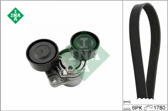 Kanallı kayıs setı bmw e90 e91 e92 e93 f07 f10 f11 f06 f12 f13 f01 f02 e84 e70 f15 e71 f16 kutuklu ına 11287823199/ 11288519874/ 6pk1780 resmi