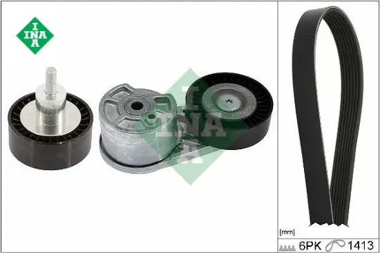 Alternatör kayış gergi kıtı kayıs gergı avere bılya transıt v-362/v-363 17> 2.0 ecooblue 6pk 1413 ına gk2q6a228sa/ gk2q6a228ab/ 2018333 resmi