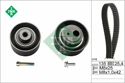 Eksantrik gergi kiti 134x254 106 ıı 1.6 96- tu5j4 -saxo 1.6 96-03 tu5jp4 k015458xs ına 0831.L1/ 0831.T9/ 0831.L0 resmi