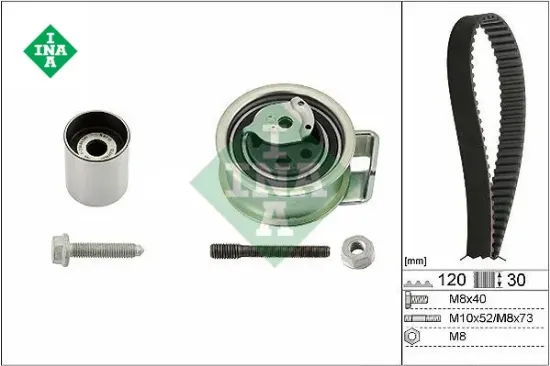 Eksantrik gergi kiti 120x300 bora-golf-passat 98-00 -a6-arosa 00-05 1.9tdı-polo 1.4 tdı 99-01 ına 038198119b resmi