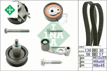 Triger seti 130x20 polo-cordoba-golf4-fabıa-bora 1.4-1.6 16v bcb-bby-bud-bbz-bky-ahw-ajv-azd-cggb ına 036198119b/ 036198119f resmi