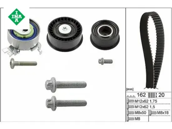 Eksantrik gergi kiti 162x200 astra g-corsa c-vectra c-merıva a-zafıra a 1.4-1.6-1.8 16v z16xe-z14xe ına 1606281/ 93183572/ 1606189/ 93174119 resmi