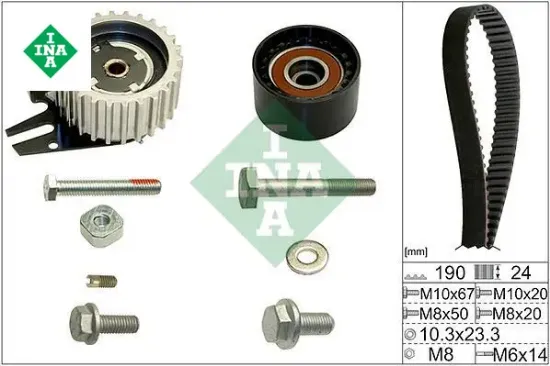 Eksantrik gergi kiti 190x24 vectra c-zafıra b-astra h-croma-alfa romeo 159 1.9cdti-jtd z19dtl ına 93191277/ 71754560/ 6606028 resmi