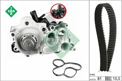 Triger kayışı su pompası vw caddy-golf vıı 1.2 tsı 15 > polo 1.2 14 > audı a3 1.2 tfsı 13 > ına 04c121605/ 04e121121a/ 04e121600al resmi