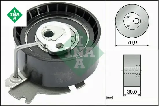 Eksantrik gergi rulmanı 206-207-307 1.6 16v 00- -partner 1.6 08- -c2-c3-c4 1.6 16v-berlıngo 1.6 ına 0829.C8 resmi