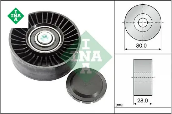 Kayıs gergı rulmanı bmw n43 n47 n54 n57 e81 e82 e87 e88 e90 e91 e92 e93 e60 e61 f10 f11 e89 ına 11287556251 resmi